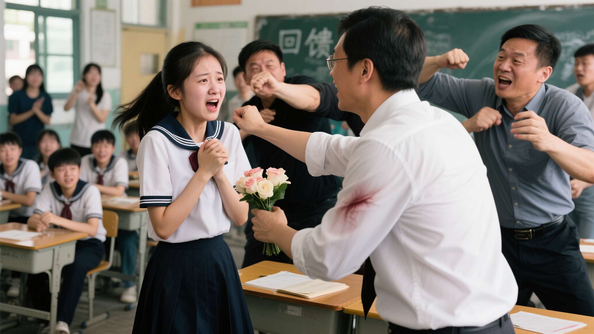 自食恶果!印度大学教师在课堂公然求婚女生遭暴揍!是真的吗 面对这一突如其来的举动,被求婚的女学生显然毫无心理准备。她不仅当场拒绝,还在情绪